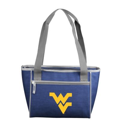 Logo Chair 239-83-CR1 NCAA West Virginia Mountaineers Crosshatch Cooler Tote Bag Holds for 16 Cans