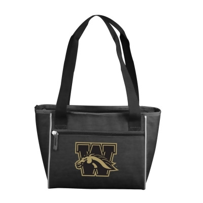Logo Chair 290-83-CR1 NCAA Western Michigan Broncos Crosshatch Cooler Tote Bag Holds for 16 Cans 