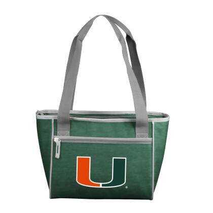 Logo Chair 169-83-CR1 NFL Miami Dolphins Crosshatch Cooler Tote Bag Holds for 16 Cans 