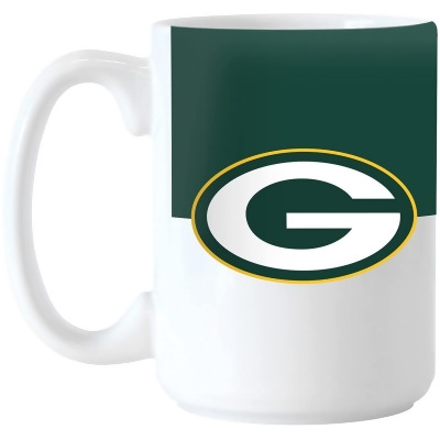 Logo Chair 612-C15M-11 15 oz NFL Green Bay Packers Colorblock Sublimated Mug 