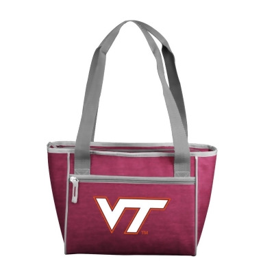 Logo Chair 235-83-CR1 NCAA Virginia Tech Hokies Crosshatch Cooler Tote Bag Holds for 16 Cans 