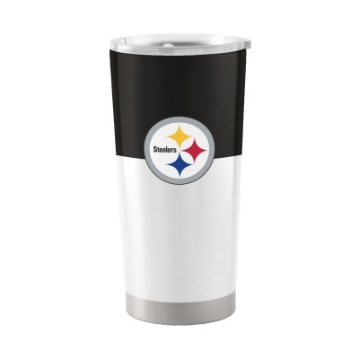 Logo Chair 625-S20T-11 20 oz NFL Pittsburgh Steelers Colorblock Stainless Tumbler 