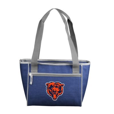 Logo Chair 606-83-CR1 NFL Chicago Bears Crosshatch Cooler Tote Bag Holds for 16 Cans 