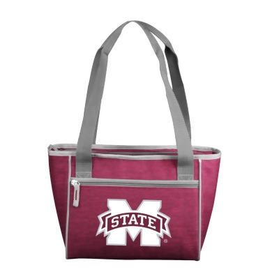 Logo Chair 177-83-CR1 NCAA Mississippi State Bulldogs Crosshatch Cooler Tote Bag Holds for 16 Cans 