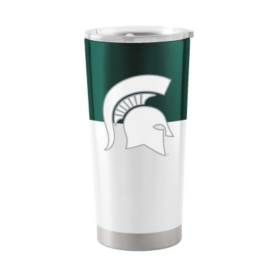 Logo Chair 172-S20T-11 20 oz NCAA Michigan State Spartans Colorblock Stainless Tumbler 