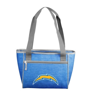 Logo Chair 626-83-CR2 NFL Los Angeles Chargers Crosshatch Cooler Tote Bag Holds for 16 Cans 