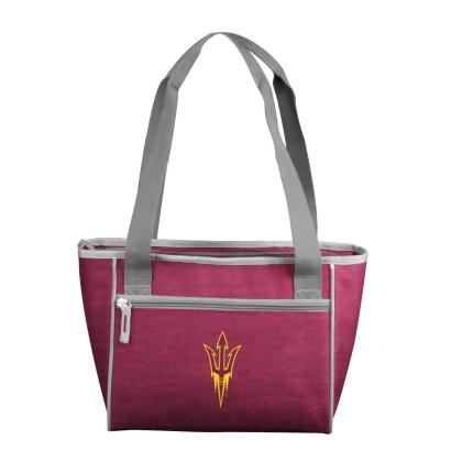 Logo Chair 107-83-CR1 NCAA Arizona State Sun Devils Crosshatch Cooler Tote Bag Holds for 16 Cans 