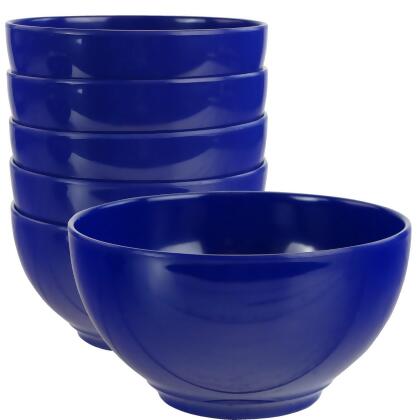 Reston Lloyd 73705 6pc Melamine Bowl Set Indigo 