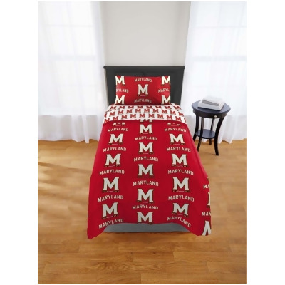 Northwest 1COL-80800-I027-EDC Maryland Terrapins Twin Bed in Bag Set 