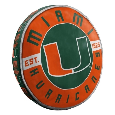 Northwest 1COL-14800-0011-RET 15 in. Miami Hurricanes Travel to Go Cloud Pillow 