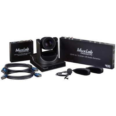 MuxLab MUX-500785-POE MuxStream Pro Multi-Camera Live Streaming Kit - 30x Zoom - PoE 