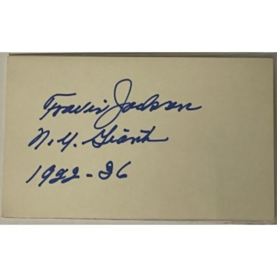 Athlon Sports CTBL-031138 3 x 5 in. Travis Jackson Signed New York Giants 1922-26 Index Card 