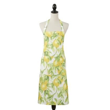 Saro Lifestyle 1528.M2436 24 x 36 in. Printed Lemon Kitchen Apron 