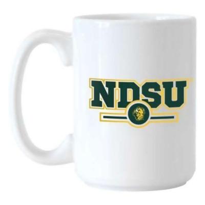 Logo Chair 318-C15M-2 15 oz NCAA North Dakota State Bison Letterman Sublimated Mug 