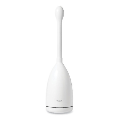 Oxo 12241600 Good Grips Nylon Toilet Brush with Canister, White 