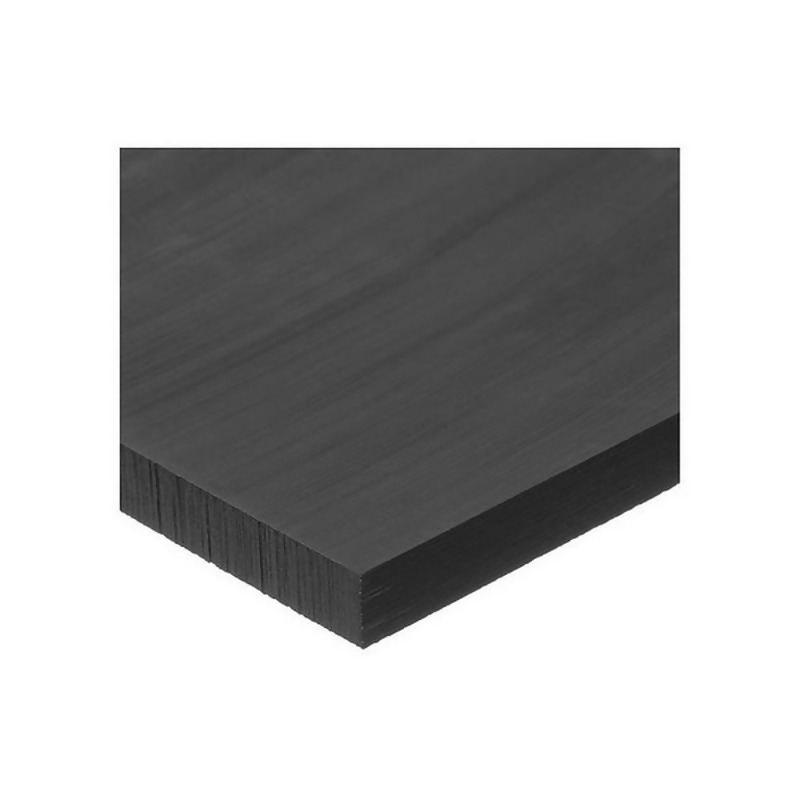 Black Acetal Plastic Sheet 4 Thick x 24 Wide x 48 Long