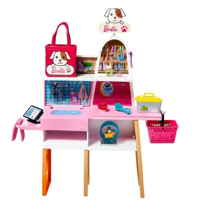 Mattel GRG90 Barbie Doll and Pet Boutique Playset 