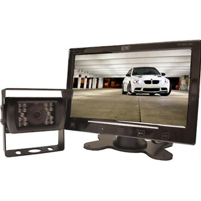 Boyo VTC307M 7 in. Backup Monitor & Heavy-Duty Night Vision Camera Combo Kit 