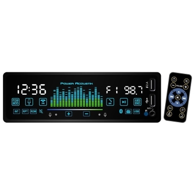Power Acoustik PL60MB Mechless Mp3 WMA Receiver with Bluetooth & Hand Gesture Control 