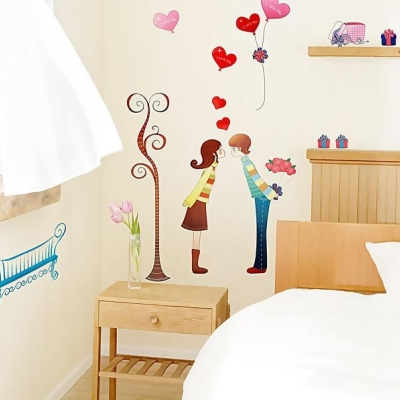HL-979 Fall in Love - Medium Wall Decals Stickers Appliques Home Decor 