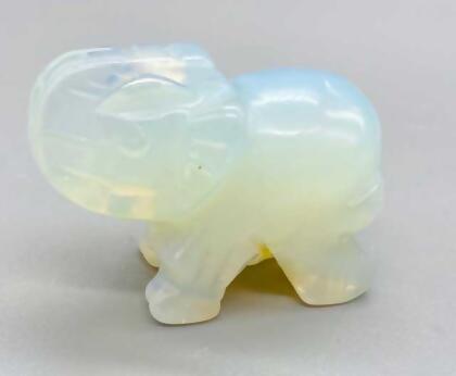 Azure Green SOE035 1.5 in. Opalite Elephant Statue 