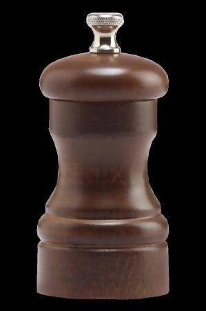 Chef Specialties 4150 4 in. Capstan Pepper Mill, Walnut