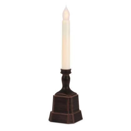 Illumaflame 45346EC 12.7 in. Window & Table Taper Candle, White 