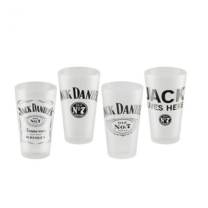 Jack Daniels 817242 Jack Daniels Pint Glass Set, 4 Piece