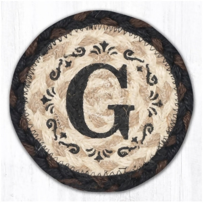 Capitol Importing 30-313G 5 x 5 in. IC-313 G Monogram Printed Coaster 