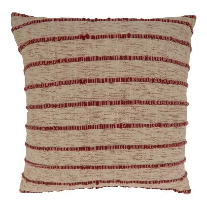 Saro Lifestyle 860.R22SP Corded Throw Pillow with Poly Filling
