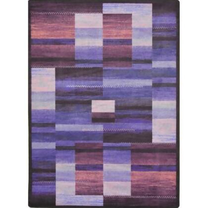 Joy Carpets 1699D-02 Kid Essentials Boomblox Rectangle Teen Area Rugs 02 Purple - 7 ft. 8 in. x 10 ft. 9 in. 