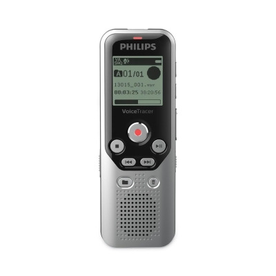 Philipssp PSPDVT1250 8GB Digital Voice Tracer & Recorder,, Black & Silver 