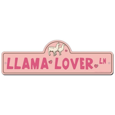 SignMission P-720 Llama Lover Llama Lover Street Sign 