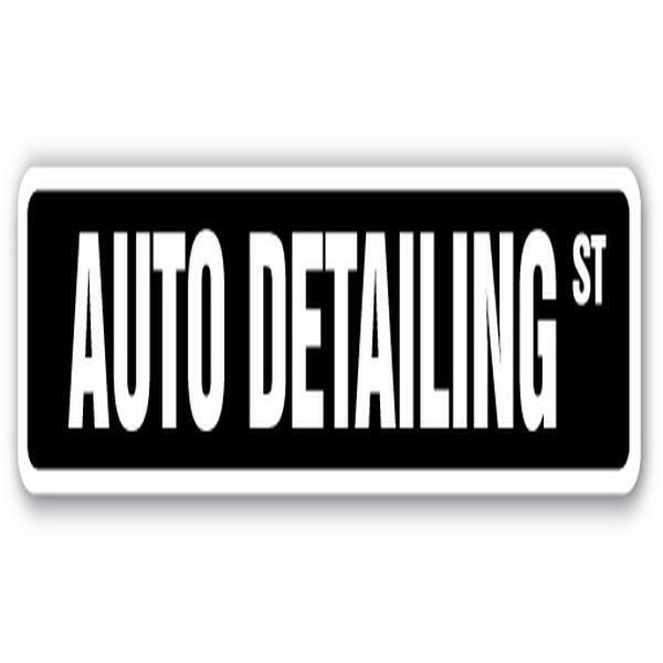 SignMission SS-836-AUTO DETAILING 36 in. Auto Detailing Street Sign - Car Dealership Workshop Detailing