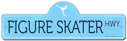 SignMission P-618 Figure Skater Figure Skater Street Sign 