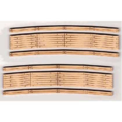 Blair Line BLR030 N Scale Wood Carving Xing for 28-32 2E 