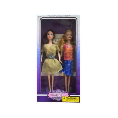 Kole Imports GE587-6 Fashion Beauty Doll Set - Pack of 6 - 2 per Pack 