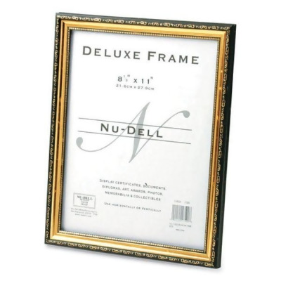 NuDell NUD17500 Deluxe Document & Photo Frame, Gold 