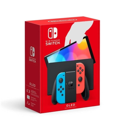 Nintendo 115461 OLED Model Switch with Red & Blue Joy-Con 