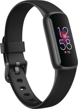 Fitbit FB422BKBK Luxe Fitness & Wellness Tracker, Black & Graphite 