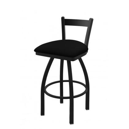Holland Bar Stool 82130BWBlkVinyl 30 in. 821 Catalina Low Back Swivel Bar Stool with Black Wrinkle & Black Vinyl Seat 
