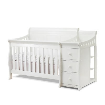 Sorelle 1205R-W Princeton Elite Panel Crib & Changer, White 