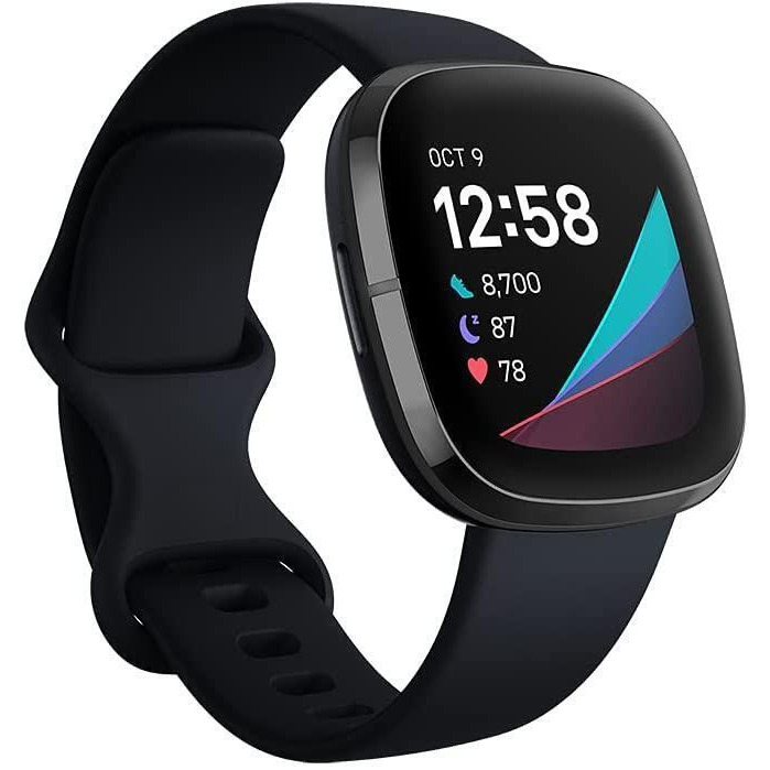 Fitbit FB512BKBK Sense Advanced Health Smartwatch - Graphite
