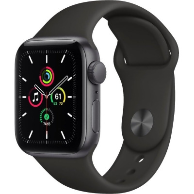 Apple MKQ63LL-A 44 mm SE Space Gray Aluminum Case Apple Watch with Midnight Sport Band 