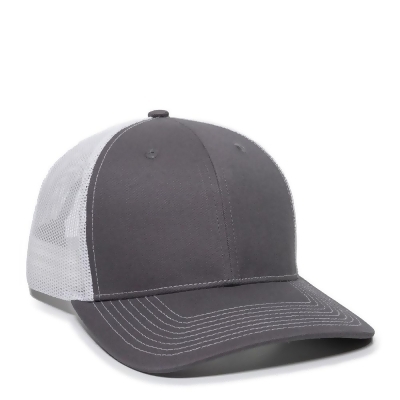 Outdoor Cap 00885792809884 Ultimate Trucker Cap, Charcoal & White - One Size 