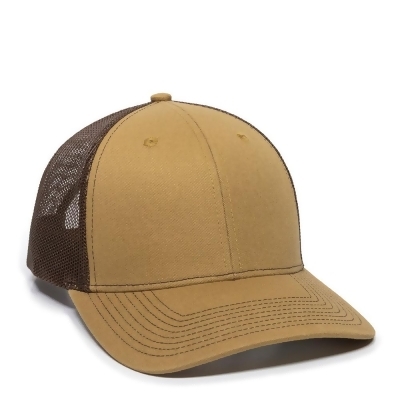 Outdoor Cap 00885792814468 Ultimate Trucker Cap, Old Gold & Brown - One Size 