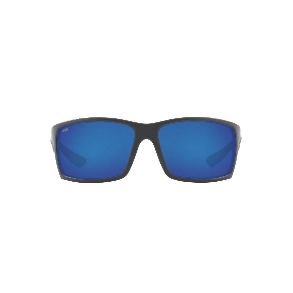 Costa Del Mar 06S9007-90073364 64 mm Reefton Rectangular Sunglasses for Mens, Gray & Blue Polarized