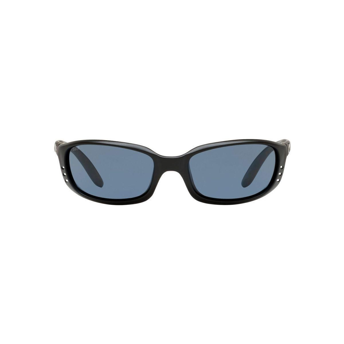 Costa Del Mar 06S9017-90170359 59 mm Brine Oval Sunglasses for Mens, Matte Black & Grey Polarized