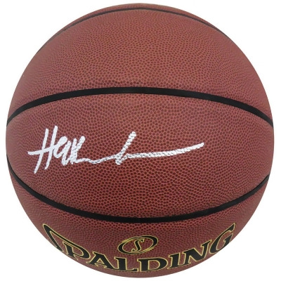 Schwartz Sports Memorabilia OLABSK208 Hakeem Olajuwon Signed Spalding Elevation Indoor & Outdoor NBA Basketball 