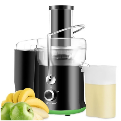 Total Tactic EP23783US 2 Speed Wide Mouth Fruit & Vegetable Centrifugal Electric Juicer - Black & Green 